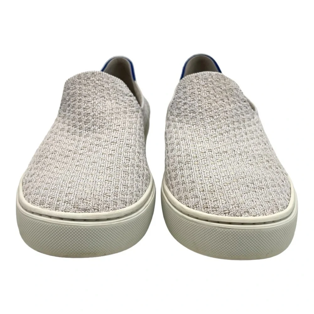 Rothy’s The Original Slip On Sneakers Saltwater Honeycomb Weave Comfort Shoe 8.5 - Picture 4 of 16